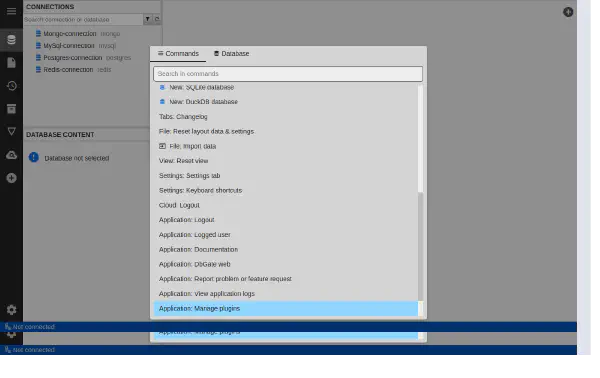 コマンドパレット