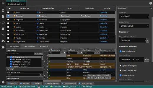 DbGate - data deployer