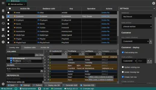 DbGate - data deployer