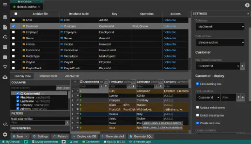 DbGate - data deployer