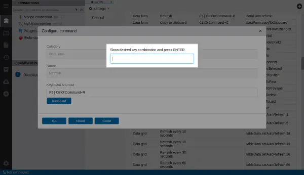 키보드 단축키 구성