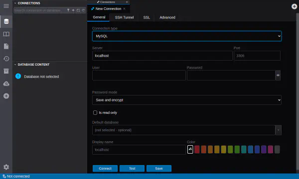 데이터베이스 연결