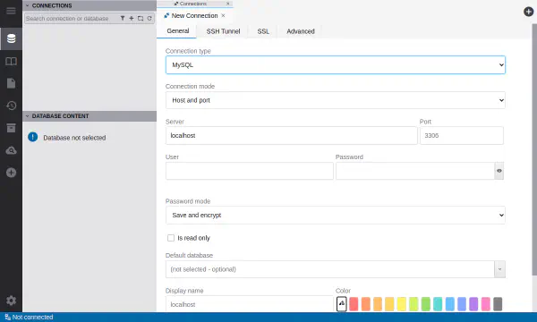 데이터베이스 연결