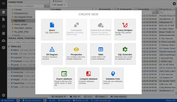 Okno nového objektu