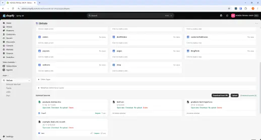 DbGate Shopify App - A home page you assemble yourself