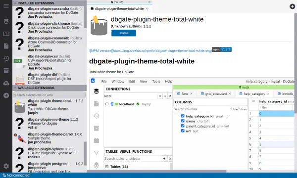 MS Excel 플러그인 세부 정보 보기