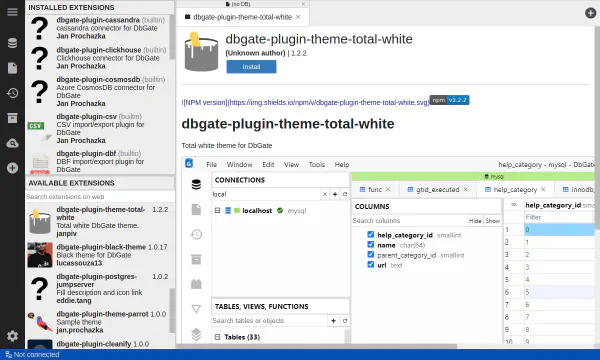 Zobrazenie detailov pluginu MS Excel